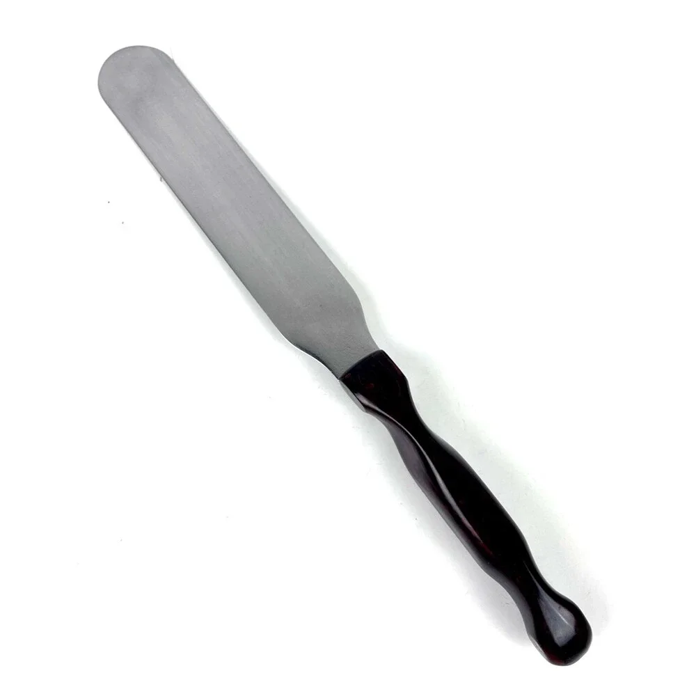 VTG Cutco Cake Icing Spreader Frosting Knife #28 Contoured Iconic brown handle